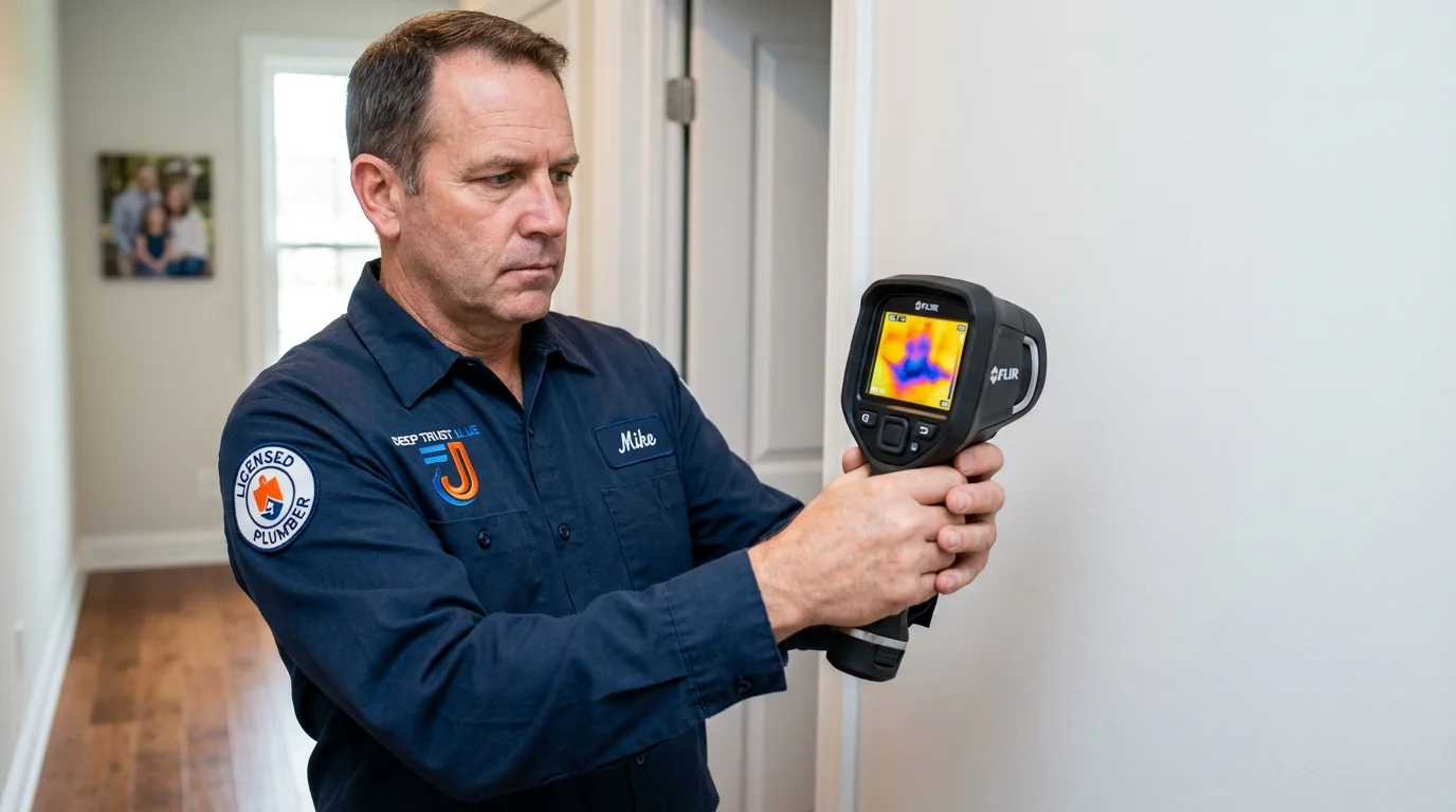 Thermal imaging leak detection by Johns Plumbing LLC in Avon Park